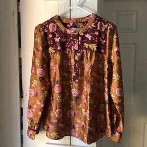 Loft multi colored top